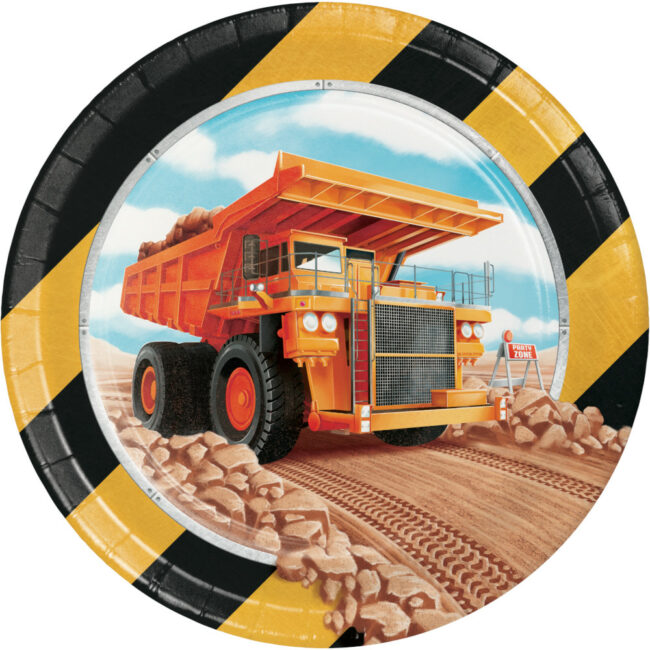 BIG DIG CONSTRUCTION PLATE 17.70CM 8PCS