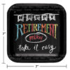 PLATES RETIREMENT CHALK 7'' 17PCS - Image 2