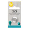 STAINLESS STEEL PIPING TIP OPEN STAR 8MM