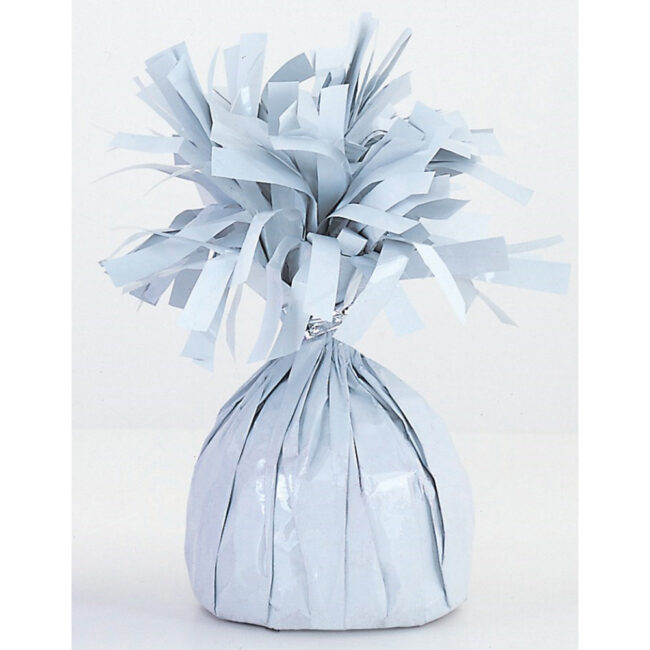 WHITE FOIL BALLOON WEIGHT