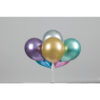 ASSORTED PLATINUM LATEX BALLOONS 27CM - 6PCS