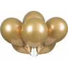GOLD PLATINUM LATEX BALLOONS 27CM 6PCS - Image 2