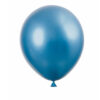 BLUE PLATINUM LATEX BALLOONS 27CM - 6PCS