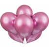 PINK PLATINUM LATEX BALLOONS 27CM - 6PCS - Image 2