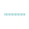 MERMAID GLITTER GARLANDS 274CM - 9PCS