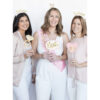 BRIDE TO BE PINK AND GOLD SASH - Image 2