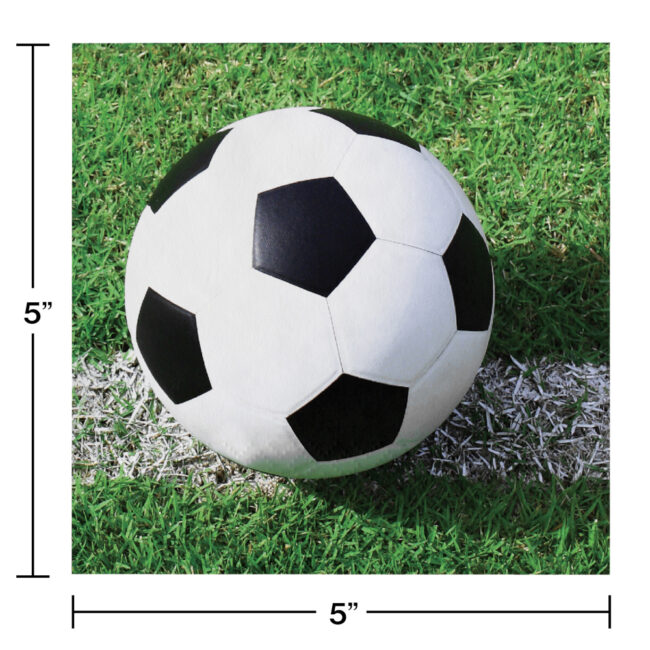 NAPKINS BEVERAGE FANATIC SOCCER 18PCS - Image 2