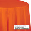 TABLECOVER 82'' SUNKISSED ORANGE - Image 2