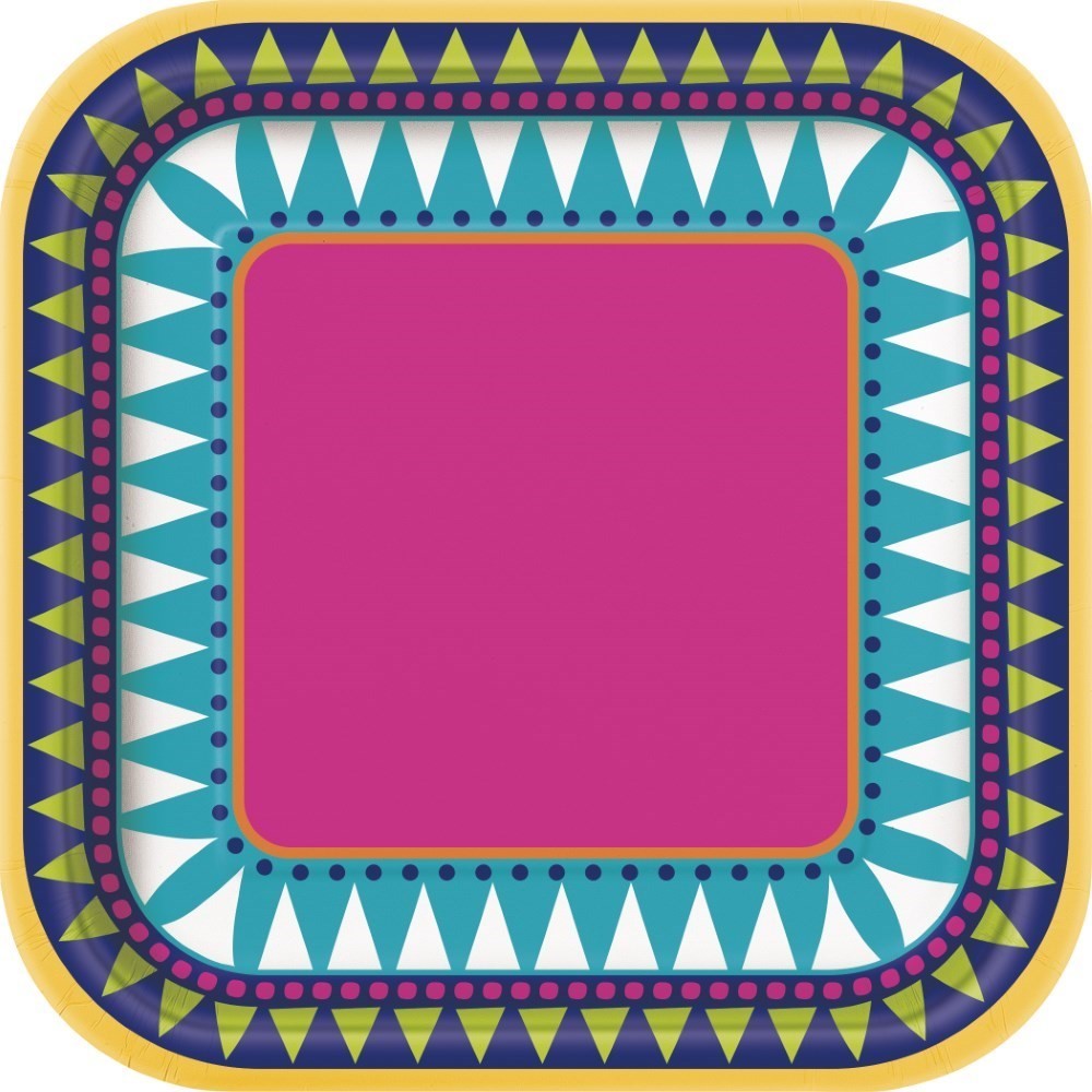Fiesta square plates outlet
