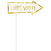 HELLO BABY GOLD FOIL PHOTO PROPS 25CM 10PCS - Image 3