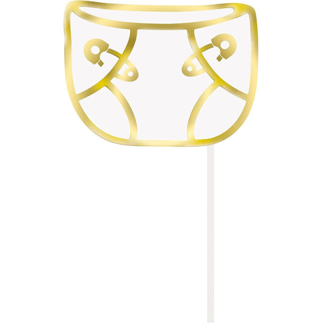 HELLO BABY GOLD FOIL PHOTO PROPS 25CM 10PCS - Image 10