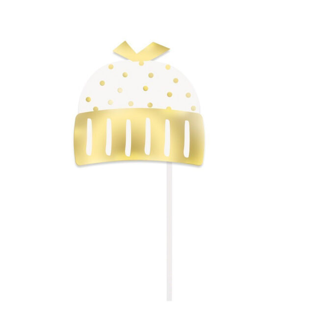 HELLO BABY GOLD FOIL PHOTO PROPS 25CM 10PCS - Image 6