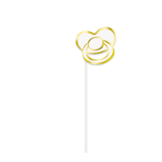 HELLO BABY GOLD FOIL PHOTO PROPS 25CM 10PCS - Image 5