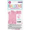 PINK 1ST BIRTHDAY 12'' (30.4 CM) BALLOONS 5PCS - Image 2