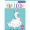 SWAN GIANT FOIL 42.5'' BALLOON - Image 2