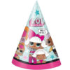 PARTY HATS LOL SURPRISE 8PCS