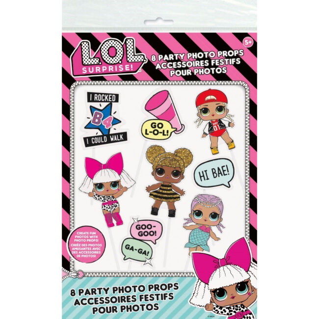 LOL SURPRISE PHOTO BOOTH PROPS 8PCS - Image 10
