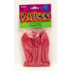 PEARLISED CRYSTAL PINK 12" BALLOONS 8PCS - Image 2
