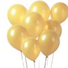 PEARLISED GOLD CHAMPAGNE 12" BALLOONS