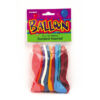 STANDARD COLOURS ASSORTED 12" BALLOONS 10PCS - Image 2