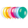 STANDARD COLOURS ASSORTED 12" BALLOONS 10PCS