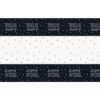 TABLECOVER HAPPY BIRTHDAY GLITTER BLACK & WHITE 1.37X2.13M - Image 2