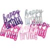 CONFETTI HAPPY BIRTHDAY GLITTER PINK 0.5OZ