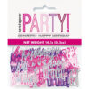 CONFETTI HAPPY BIRTHDAY GLITTER PINK 0.5OZ - Image 2