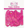 FOIL JOINTED BANNER HAPPY BIRTHDAY GLITTER PINK - Image 2