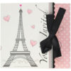 PARTY IN PARIS GATEFOLD INVITATIONS 8PCS
