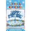 HAPPY BIRTHDAY TOPPER FLASH BLUE - Image 2