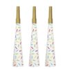 SPRINKLE PARTY HORN NOISEMAKERS GOLD 4PCS