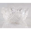 ROUNDED CARVED BOWLS CLEAR 24X6.5CM