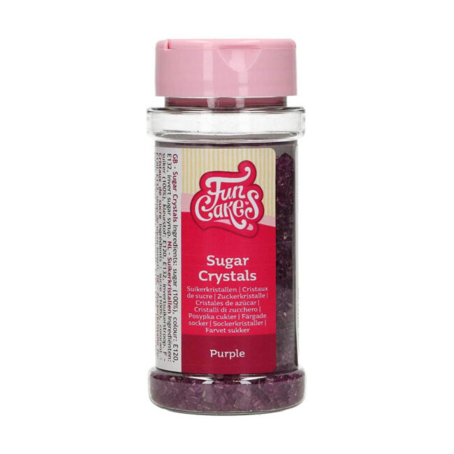 SUGAR CRYSTLAS PURPLE 80G
