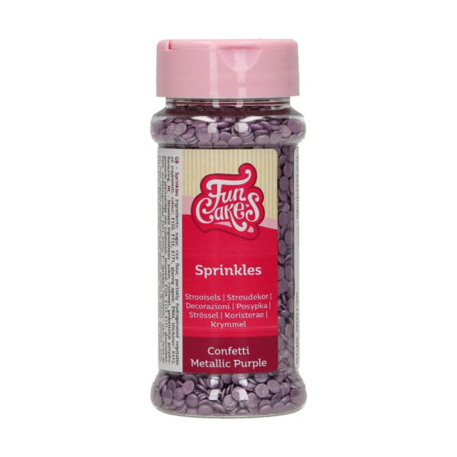 CONFETTI METALLIC PURPLE 70GR
