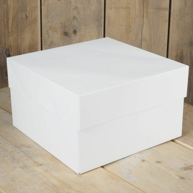 BAKERY BOX WHITE 25X25X15CM 5PCS