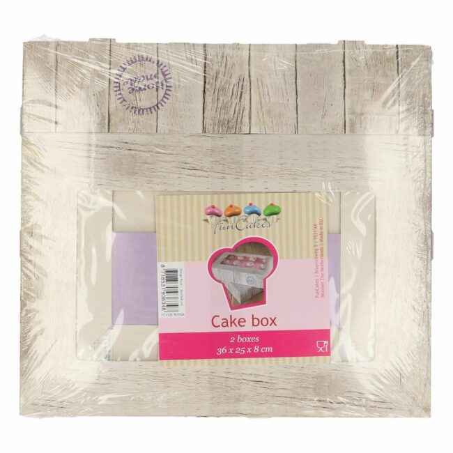 BAKERY BOX PURE 21X21X9CM 2PCS - Image 2