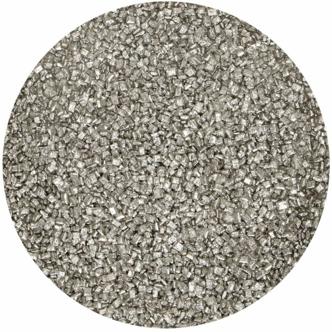 SUGAR CRYSTALS METALLIC SILVER 80G - Image 2