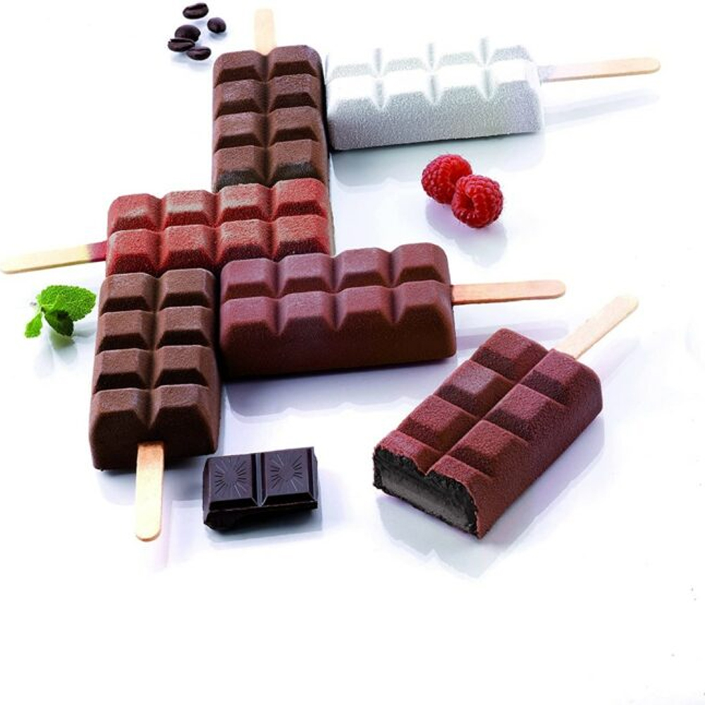 CHOCCOSTICK EASY CREAM WHITE SILICONE MOULD SET OF 2