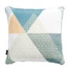 DECORATIVE CUSHION 50X50 TRIANGLE GREEN