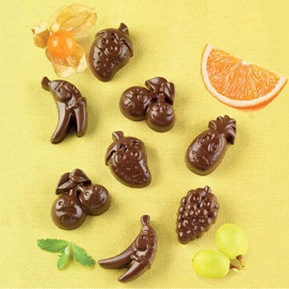 CHOCO FRUITS SILICONE MOULD