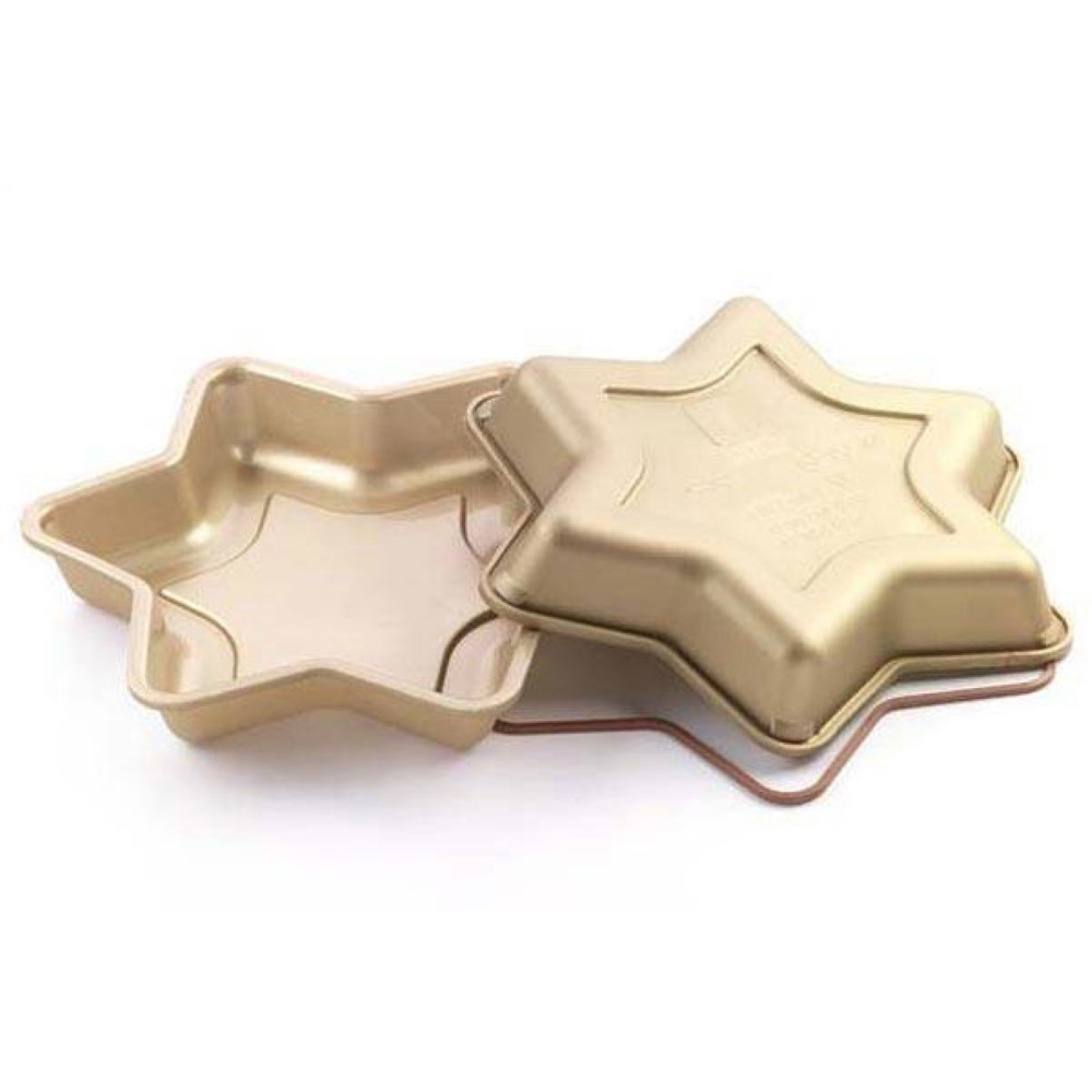 STAR GOLD SILICONE MOULD WITH SAFE RING LINE 40MM - Image 2