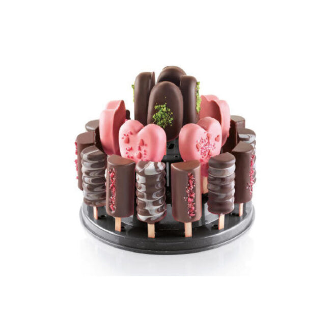 POPS STAND-BLACK DISPLAY STAND-FOOD SNACK - Image 5