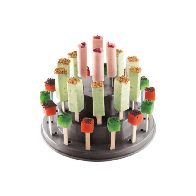 POPS STAND-BLACK DISPLAY STAND-FOOD SNACK - Image 4