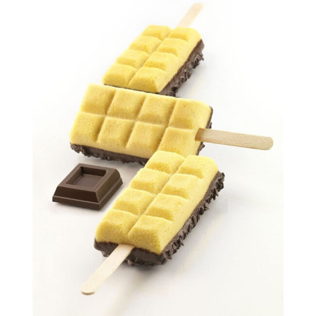 CHOCCOSTICK EASY CREAM WHITE SILICONE MOULD SET OF 2 - Image 3