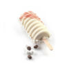 SET OF 2 EASY CREAM SILICONE MOULDS 92X45X27.5MM & 50 WOOD STICKS - Image 2