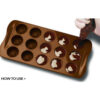 PRALINE SILICONE MOULD NR.15 30X18.5MM - Image 3