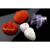 HALLOWEEN SHAPES ORANGE SILICONE MOULDS 180X335X45MM - Image 2