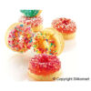 SMALL DONUTS SILICONE MOULD D:45/15 H18 MM FUSCHIA - Image 2