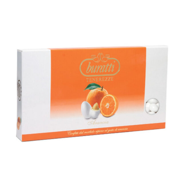 BURATTI CONFETTI SUGARED ALMONDS ORANGE TASTE 500G